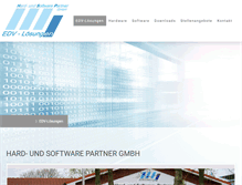 Tablet Screenshot of hsp-edv.de